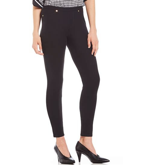 michael kors stretch knit twill leggings|michael kors stretch leggings.